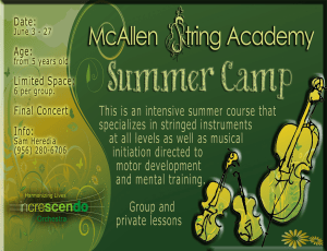 Poscards summer camp
